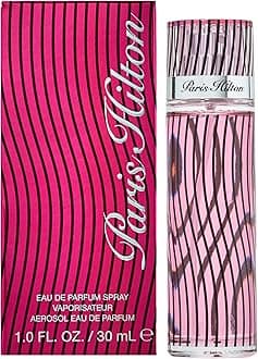 Paris Hilton Eau De Parfum Spray Perfume for Women | Feminine, Fruity and Flirtatious | Notes of Apple, Juicy Peach, Jasmine and Musk | 1 Fl Oz