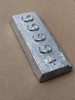 99.99% High Purity Lab Graded Zinc Metal Block Lumps piece of - (500 grams)