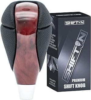 Piano Black Carbon Fiber Gear Shift Knob Stick Shifter for Lexus ES300h ES350 GS300 GS350 GS430 GS450h GS460 is-F IS250 IS300 IS350 LS460 LS600h RX350 RX450h (Piano Black/Carbon Fiber)