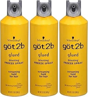 Glued Blasting Freeze Spray, 12 oz (Pack of 3)