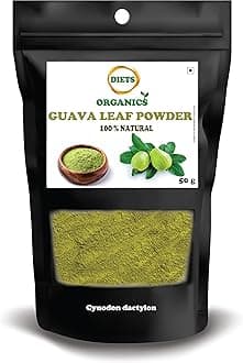 Diets Organics Guava Leaves Powder -50 G/Amrood Patti/Psidium Guajava Powder for Tea and Juice pack of 2