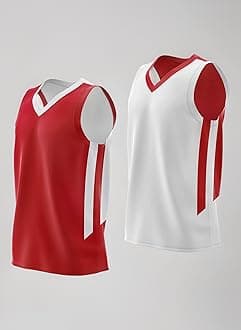 Liberty Imports Reversible Men's Mesh Athletic Basketball Jersey Single for Team Scrimmage