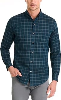 Van Heusen mens Wrinkle Free Twill Long Sleeve Button Down Shirt Button Down Shirt (pack of 1)