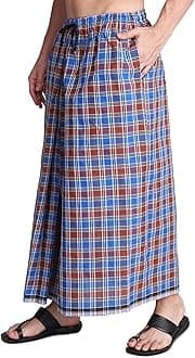 Gowri Tex Elastic Premium Lungi with Dual Packet Pack of 1