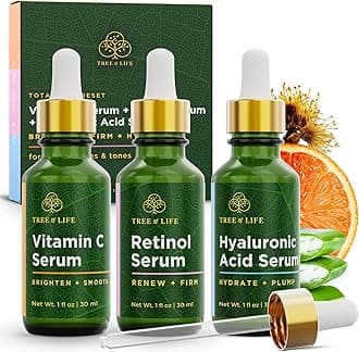 TREE OF LIFE BEAUTY Anti Aging Serum 3-Pack - Face Serum Full Regimen
