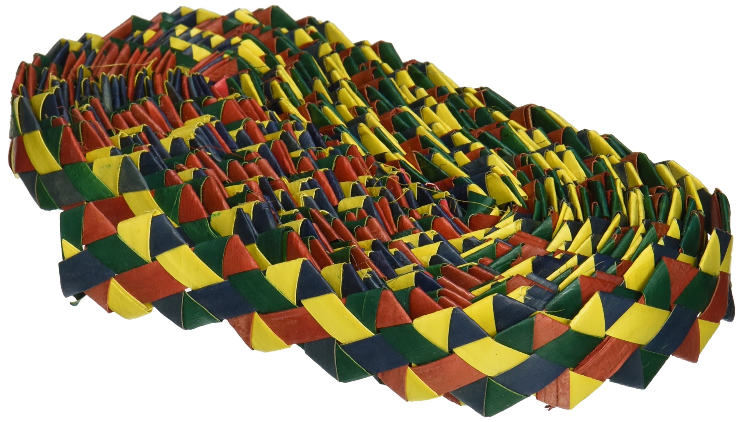 Planet Pleasures Rainbow Zig Zag 30' x 1" Roll Small Size Bird Toy
