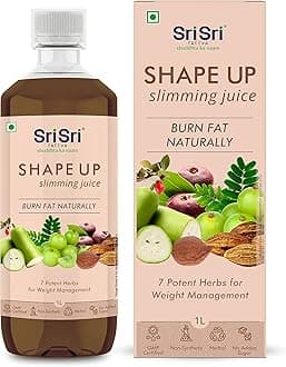Sri Sri Tattva Shape Up Slimming Juice|7 Potent Herbs For Weight Management | 1L