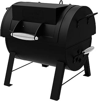DGSS287CB-D Portable Tabletop Charcoal Grill & Side Firebox