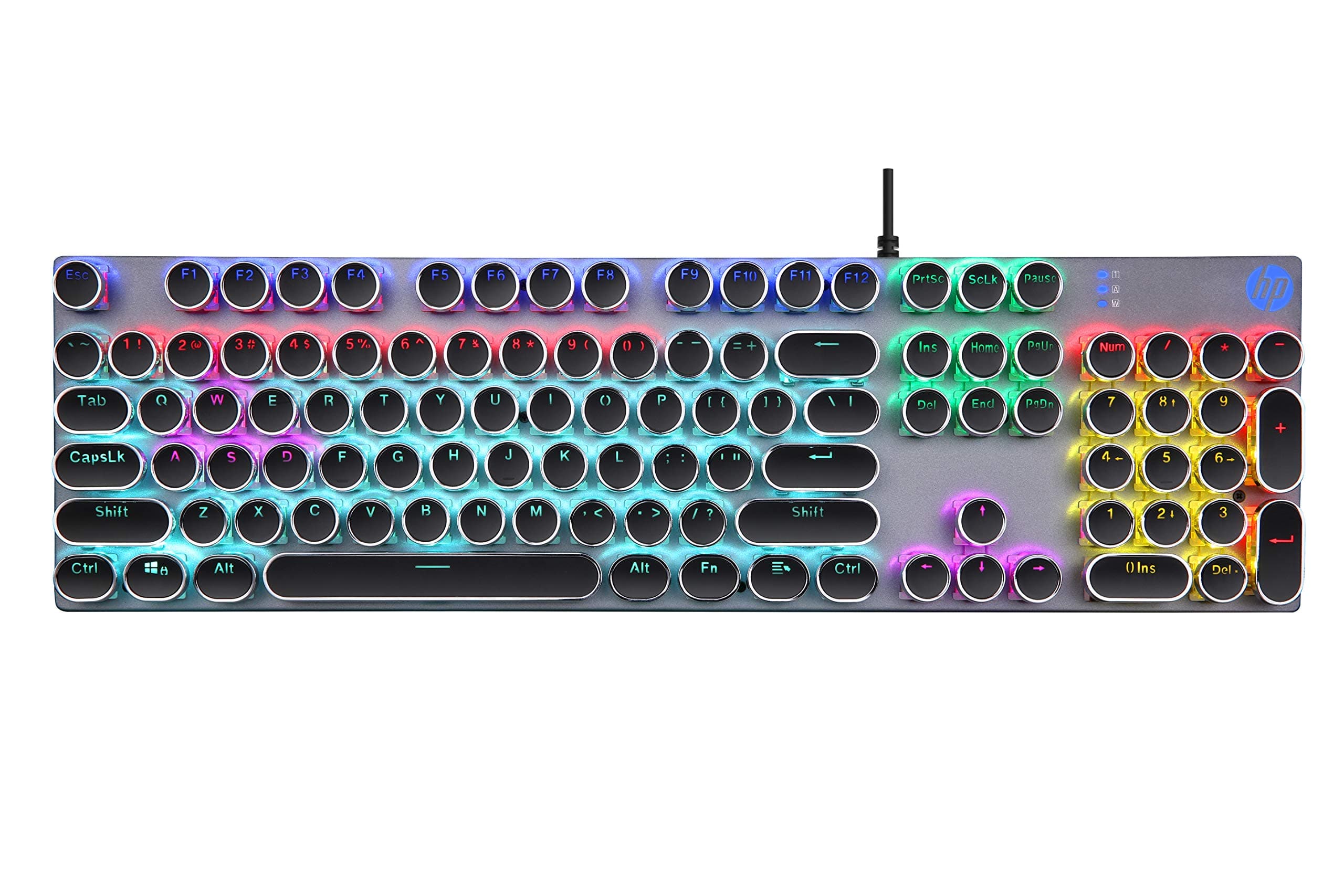 GK400Y Mechanical Gaming Keyboard/Light Sync Backlit/Auto-Sleep Mode/RGB Colour/Full-Size Mechanical Keyboard