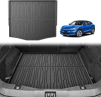 Vehicle Mat Cargo Liner Trunk Compatible with Mach-E 2026 2025 2024 2023 2022 2021Accessories All Weather Protection Heavy Duty Waterproof Easy to Clean Cargo Mat(Upgraded Trunk Liner)