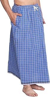 Elastic Premium Cotton Lungis Pack Of 1