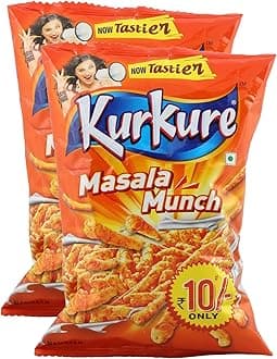 Kurkure Star Combo - Namkeen Masala Munch, 50g (Pack of 2) Promo Pack