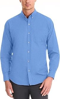Van Heusen Men's Wrinkle Free Long Sleeve Button Down Shirt Button Down Shirt (pack of 1)
