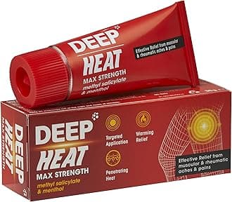 Deep Heat Maximum Strength, Pain Relief Cream for Muscular & Rheumatic Aches, Pain and Stiffness, 35 g (Pack of 1)