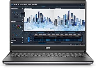 Dell 2021 Precision 7560 Laptop 15.6-inch - Intel Core i9 11th Gen - i9-11950H - Eight Core 5Ghz - 1TB SSD - 32GB RAM - Nvidia T1200 - 1920x1080 FHD - Windows 10 Pro (Renewed)