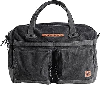 Bombay Trooper Whiskey Messenger: Sustainable Upcycled Canvas Laptop Bag for Men & Women | Eco-Friendly & Stylish Laptop Backpack