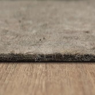 Mohawk Home 10' x 14' 3/8 Rug Pad 100% Felt Protective Cushion, Premium Comfort Underfoot – Safe for All Floors