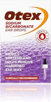 Otex Sodium Bicarbonate Drops for Hardened Ear Wax, 10ml