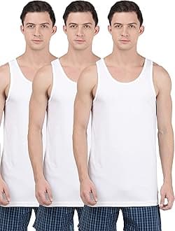 Men's Pack of 3 Vests Vest (Pack of 3)