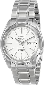 SEIKO Automatic Watch for Men 5-7S Collection - with Day/Date Calendar, Luminous Hands, Stainless Steel Case & Bracelet