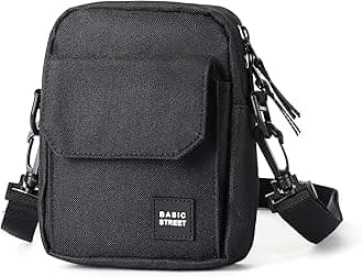 PAUBACK Crossbody Bag for Mens,Travel Passport Wallet Bag for Men for Cell Phone, Small Neck Pouch Side Shoulder Bag for Men, Black-small, One Size