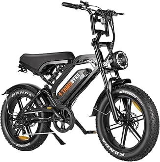 Moped Style 1500W/2000W Electric Bike,30mph/33mph Ebike&34-180Miles PAS Range,48V15.6ah/18.2ah/ (874Wh) Larger Battery, 20'' Fat Tire Electric Bike for Adults,UL Safety Certified.