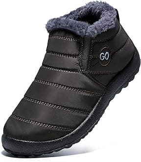 DUOYANGJIASHA Womens Snow Boots Winter Shoes Warm Fur Lined Ankle Booties Waterproof Comfortable Boots for Women