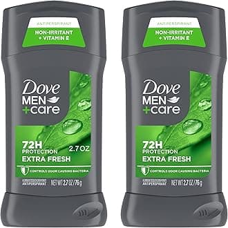 Dove Care Antiperspirant Deodorant Stick for Men, Extra Fresh 2.7 oz, Twin Pack by Dove