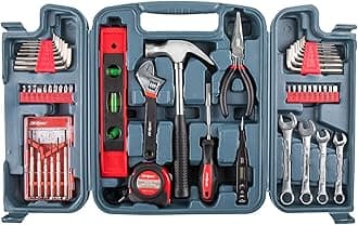 Hi-Spec 53pc Mechanics Hand Tool Kit Set – Basic DIY Toolbox for Home, Office & Garage, Essential Tools for Quick Repairs, Maintenance & General DIY Tasks