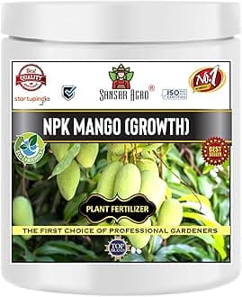 Sansar Agro Npk Granule For Mango Plant Growth (200 Gm), Essential Npk Fertilizer For Fast Growth And A Healthy Mango Plant.