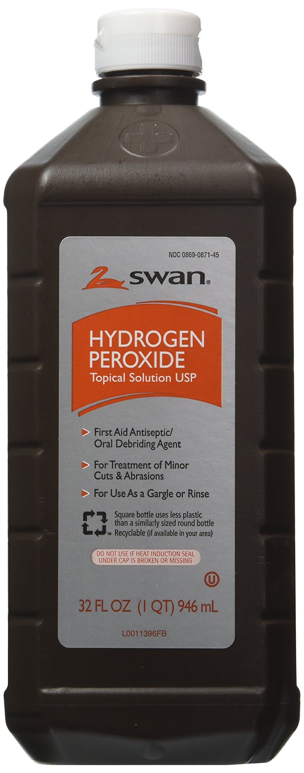 Hydrogen Peroxide Topical 32 Ounces Pack of 2