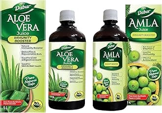 Aloe Vera Juice Ayurvedic Health Juice For Immunity Boosting - 1 L Amla Juice: Rich Source Of Vitamin C And Antioxidants For Immunity Boosting |Pure, Natural & 100% Ayurvedic Juice -1L