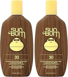 Sunscreen Lotion, SPF 30 | Original Scent | Vitamin E | Hawaii Compliant | 8 oz Pack of 2
