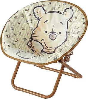 IDEA NUOVADisney Winnie The Pooh Toddler 19" Folding Saucer™ Chair, Ages 3+