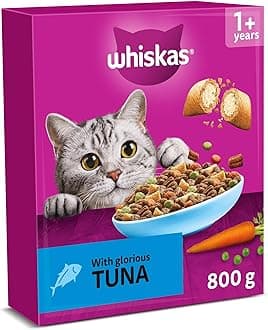 Adult Dry Cat Food 800g with Tuna (Pack of 5)