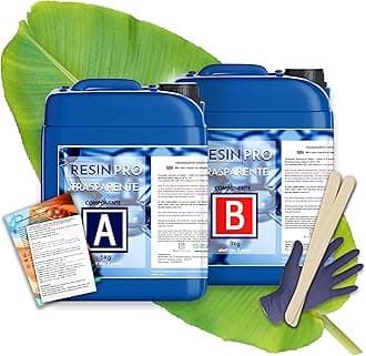 – Resin Pro Epoxy Resin, 8.8 L Crystal Clear Epoxy Resin And Hardener Kit For Craft, Artwork, Jewellery Making, Table, Art Creations - Easy Ratio Resins - Heat Resistant (8 Kg)