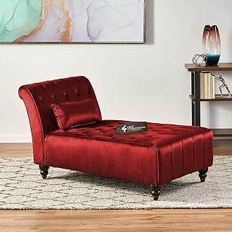 CRUZ INTERNATIONAL - online shopping-be ready ! Modern Settee/Lounger (Red)