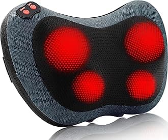 Papillon Shiatsu Back Massager with Heat, Mothers Day Gifts for Mom, Wife, Women & Her,Deep Tissue Massage Pillow for Neck,Shoulder,Foot & Lower Back Pain Relief,Gifts for Women,Her, Dad, Men