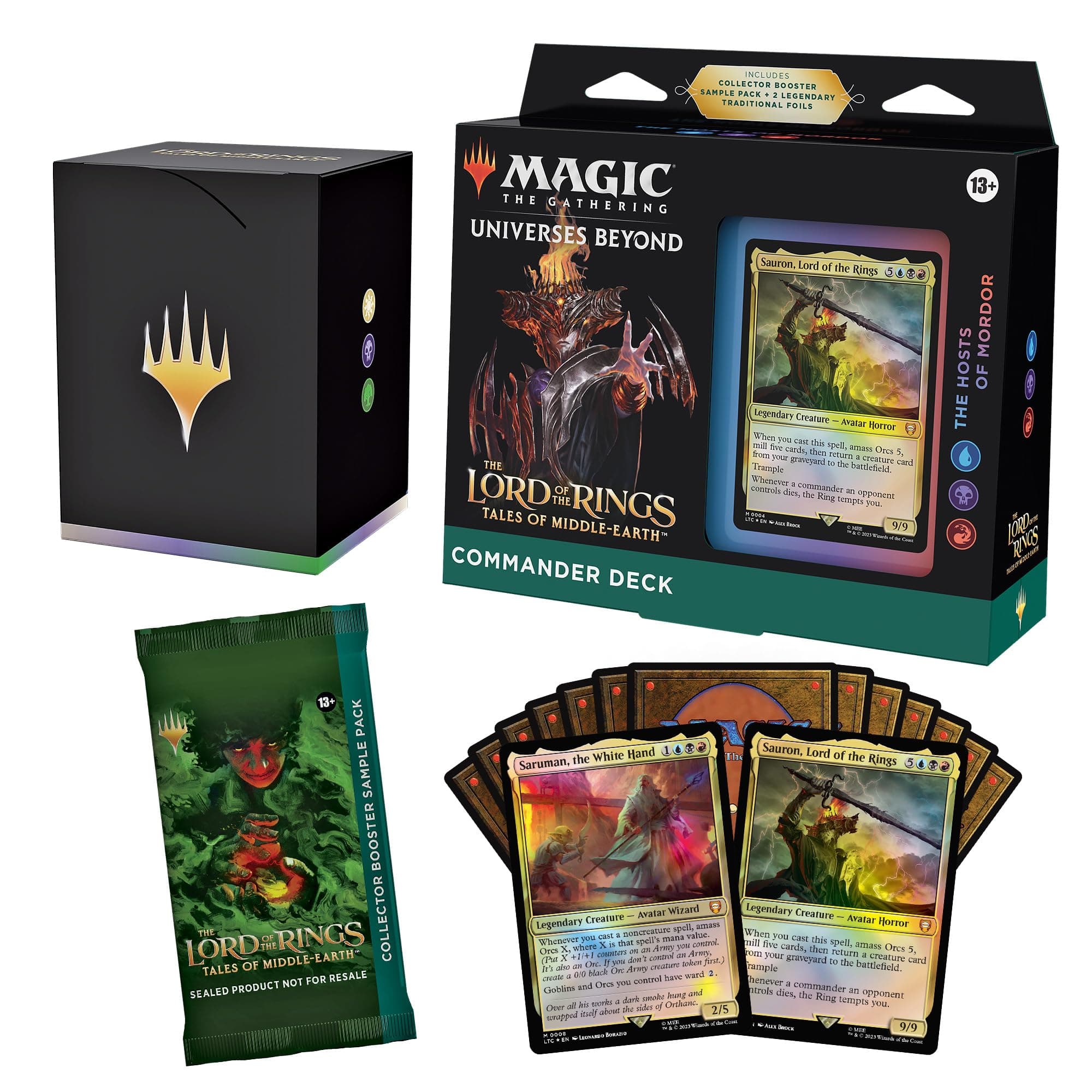 The Lord of The Rings: Tales of Middle-Earth Commander Deck 4 + Collector Booster Sample Pack