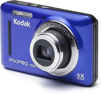 FZ53-BL Point and Shoot Digital Camera with 2.7" LCD, Blue