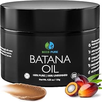 Premium Raw Batana Oil – Pure & Unrefined - Advanced Hair Regrowth & Scalp Therapy Device - Supports Fuller, Healthier Hair & Skin - For Men & Women, 4.23 OZ