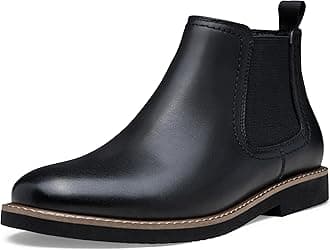 Vostey Chelsea Boots Men Casual Dress Boots Black Ankle Classic Slip on Boots for Men