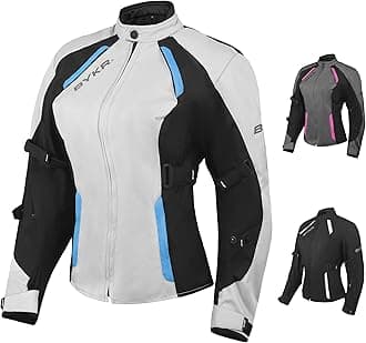 BYKR Womens Motorcycle Jacket For Women Ladies Motorsports Enduro Biker Adventure CE Armored Powersports Protective Jackets