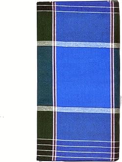 Gowri Tex Men's Pure Cotton Lungi | Multicolour, Large