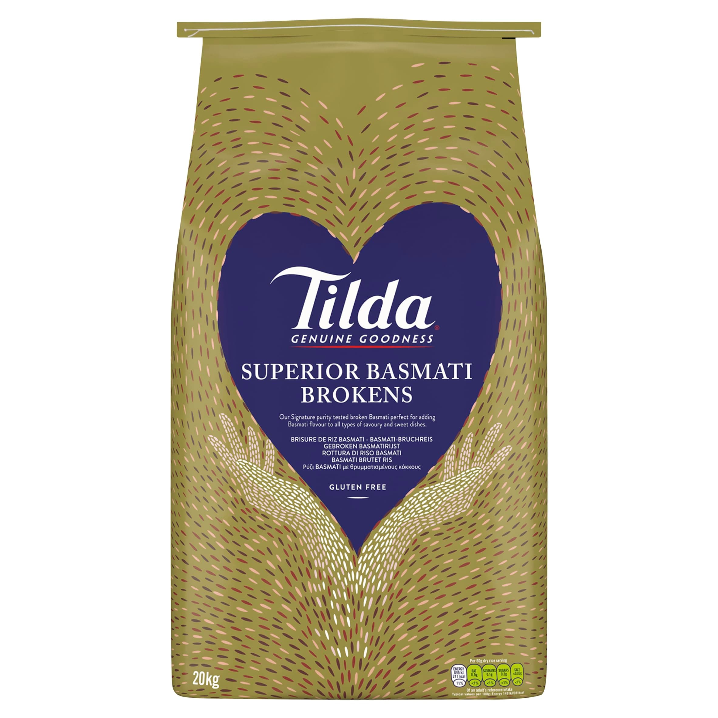 Tilda Broken Basmati Rice Pack of 20 kg