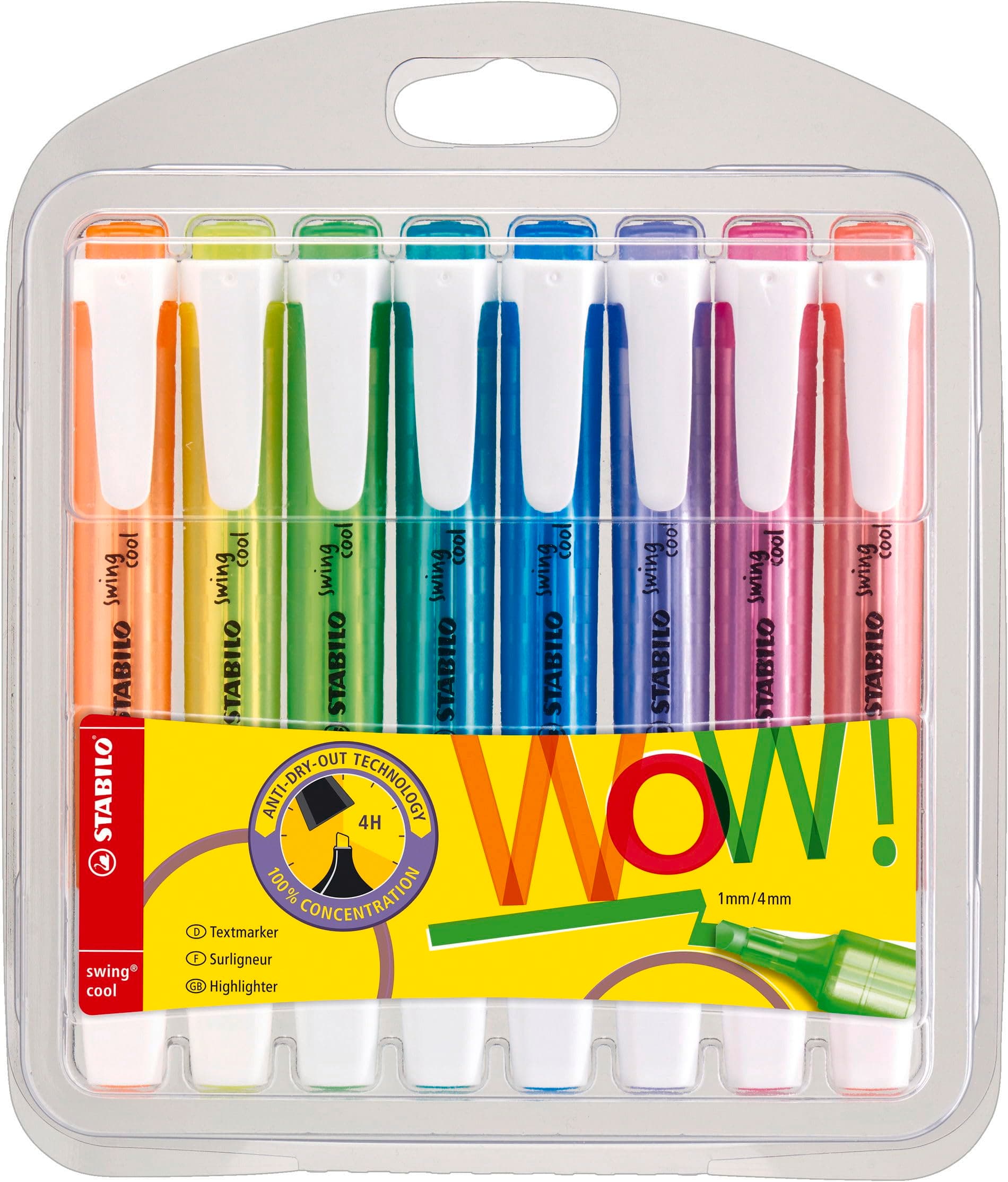 swing cool 8 color set, multicoloured, 275/8-3