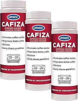Urnex Cafiza Professional Espresso Machine Cleaning Powder 566 Grams - 3 Pack