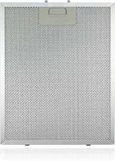 SPARES2GO Cooker Hood Metal Grease Filter (Silver, 320 x 260mm, Pack of 1)