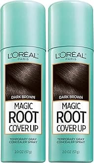 Hair Color Root Cover Up Hair Dye, 2oz - Dark Brown