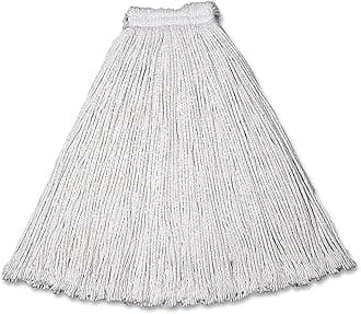 Rubbermaid Commercial Value-Pro Cut End Cotton Mop, #16, White, FGV11600WH00